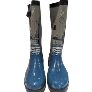 Chooka New York Subway rain boots 9